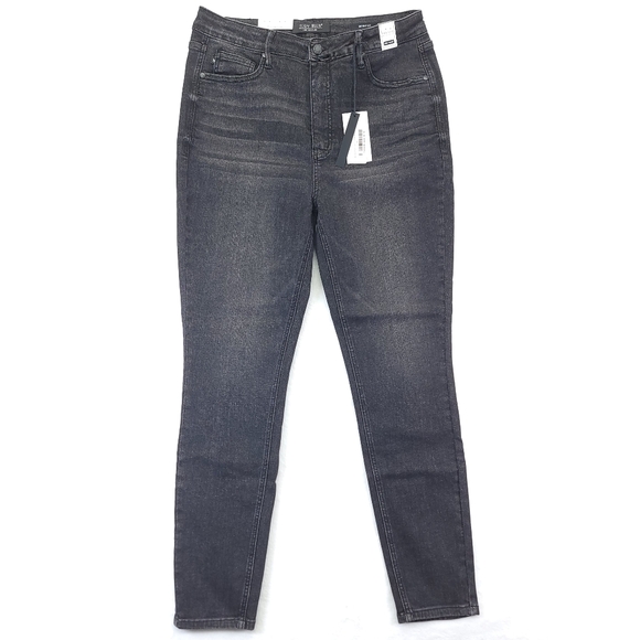 Judy Blue Jeans Womens 15/32 Black Denim High Rise Skinny JB88753 Dark Wash NWT - Picture 3 of 12